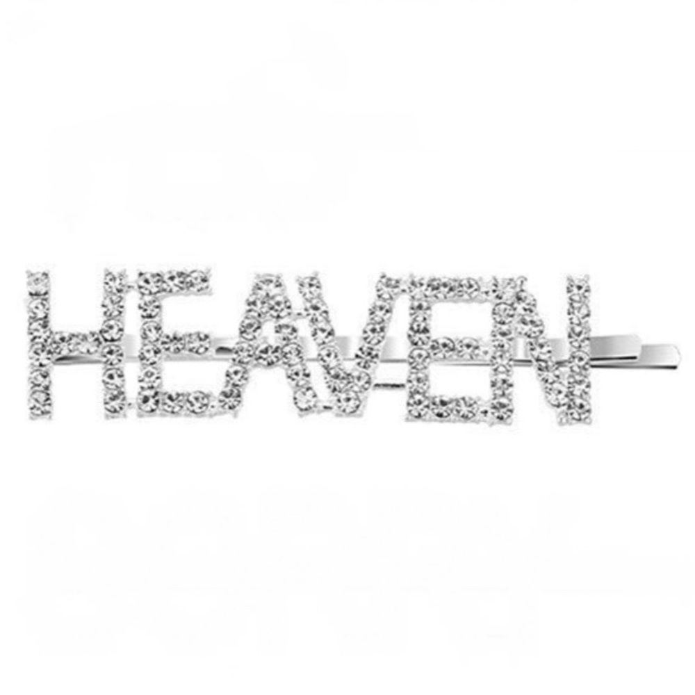 HEAVEN Rhinestone Bobby Pin Hair Barrette